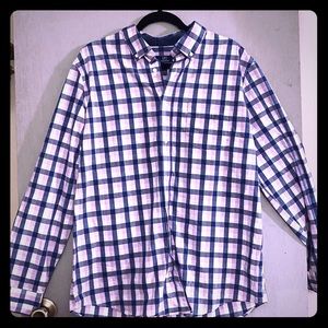 👔 MENS GEORGE LONG SLEEVE BUTTON DOWN👔